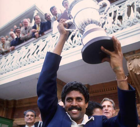 Kapil Dev’s team lifts 1983 World Cup